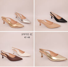 Escarpins bout pointu à bride cheville grande taille 41-44