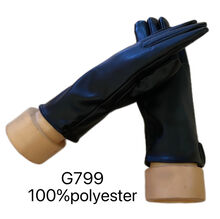 Gants similicuir femme longs et ajustés pour l'élégance