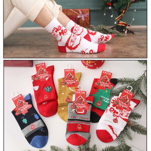 Chaussettes à motif sur le thème de Noël pour homme