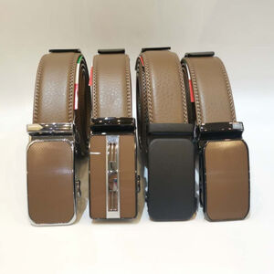 Ceintures homme taupe à boucle automatique