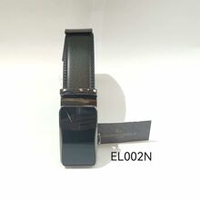 Ceinture automatique noire Edisson Harry's en croûte de cuir