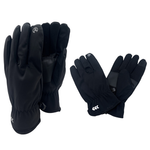 Gants tactiles pour homme avec élastique intégré au poignet