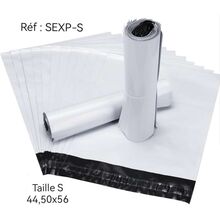 Sac d'expédition en plastique léger et résistant - Taille S 44,50x56 cm