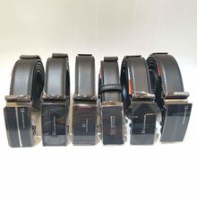 Ceinture stylée en cuir noir à système automatique Kalewensen