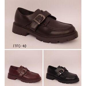 Mocassins à semelle crantée avec bride à boucle réglable taille 36 - 41