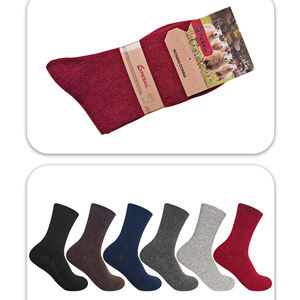 Chaussettes PESAIL pour femme en laine avec texture moelleuse
