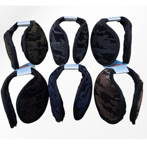 Cache-oreilles camouflage thermiques doublés en fourrure douce