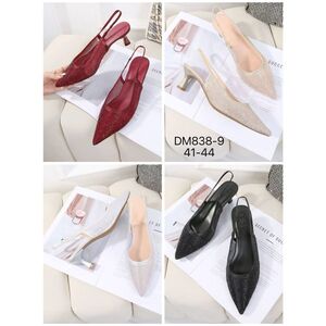 Escarpins slingback à paillettes scintillantes avec une pointe très effilée taille 36 à 41