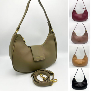 Sac à main Regina Schrecker avec zip, rabat aimanté et bandoulière amovible