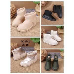 Bottines basses doublées d'une matière chaude polaire taille 28-35