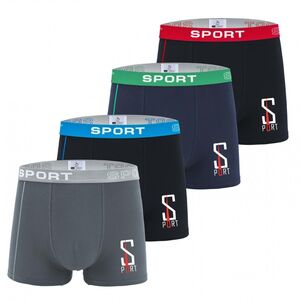 Boxer pour homme style sportif en coton élasthanne confort