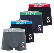 Boxer pour homme style sportif en coton élasthanne confort