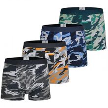 Boxer pour homme en coton stretch au design camouflage