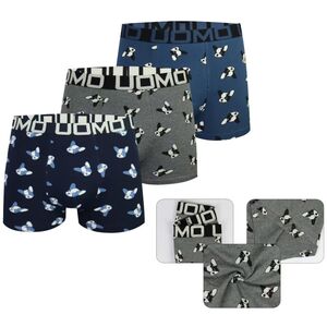 Boxer en coton avec motif de chiens bouledogues