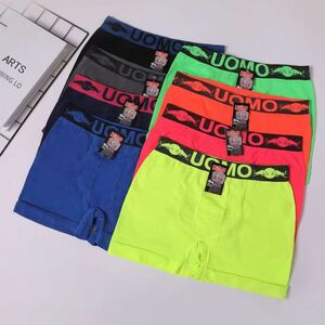 Boxer pour homme ceinture élastique "UOMO" et motif de taureau