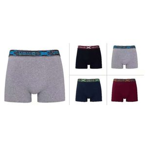 Boxer en coton doux et extensible à ceinture de marque contrastée