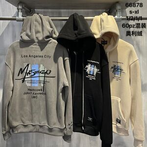 Sweat-shirt à capuche motif graphique "MOSEGO Los Angeles City"