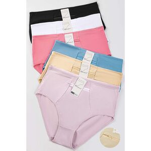 Culotte grande taille coton confort avec poche zippée discrète