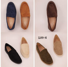 Mocassins loafers classiques en suédine avec couture surélevé taille 36-41