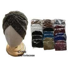 Bonnet musulman en lurex brillant avec strass décoratifs