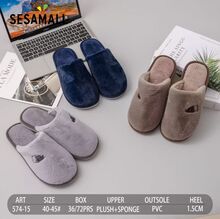 Pantoufles d'intérieur homme en peluche et éponge modèle "RISE"