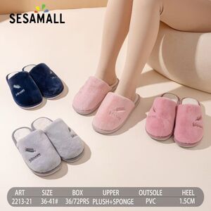 Pantoufles mules "Bloom" en peluche et éponge ultra-moelleuse