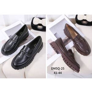 Mocassins chunky en similicuir avec mors métallique grande taille 41-44