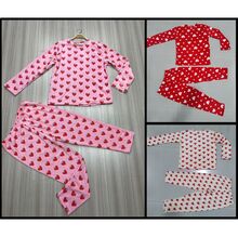 Ensembles pyjama imprimé pour filles Haut à manches longues + Pantalon