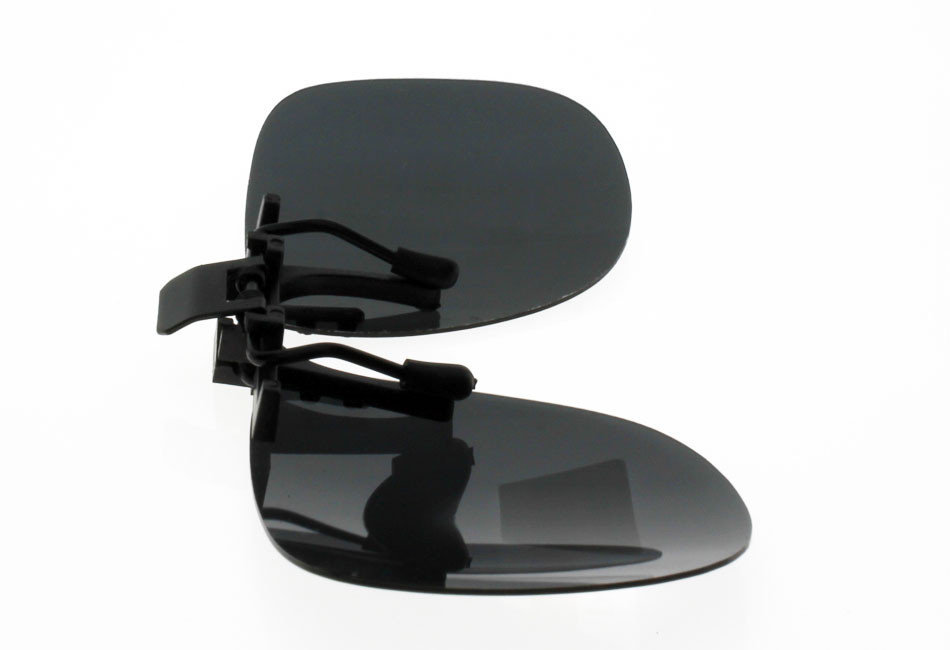 Clip Solaire Polarisé Pour Lunettes De Vue - Léger, Relevable 180°, Anti-UV 100% - Offert Avec Un étui - Homme Et Femme - 12