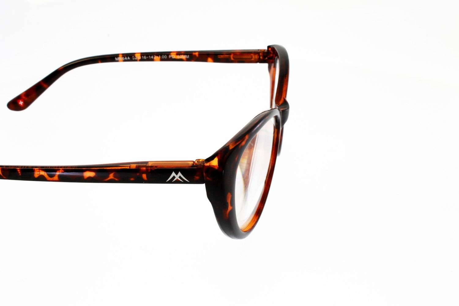 Lunettes Loupe Femme Mella-Dioptrie +4 - Monture Marron écaille, Grand Format