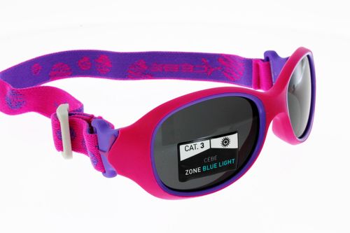 Lunettes De Soleil Bebe 1 A 3 Ans Sangle Elastique Cebe Katchou Rose Violet Categorie 3 Lunettes De Soleil Bebe 1 A 3 Ans Sangle Elastique Cebe Katchou Rose Violet Categorie 3