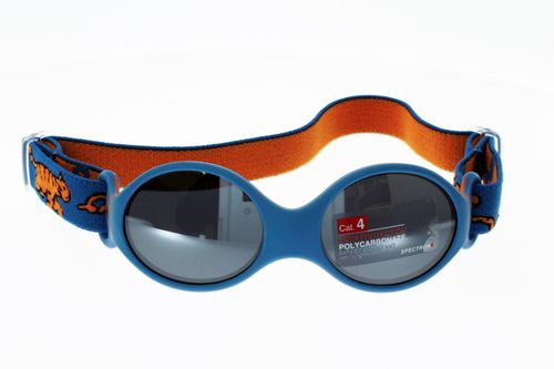 Lunettes de Soleil Bébé, sans branche,  JULBO LOOP S bleu et orange