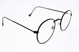 Lunettes spécial écrans avec des verres traités anti-lumière bleue 3987 Style John Lennon Noire pour un look tendance  :