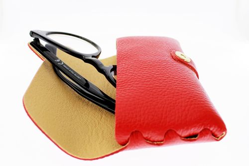 Étui à lunettes de soleil - Femme - Cuir souple - Noir - Léger et portable - Protection durable - Bijouterie Étui à lunettes de soleil - Femme - Cuir souple - Noir - Léger et portable - Protection durable - Bijouterie