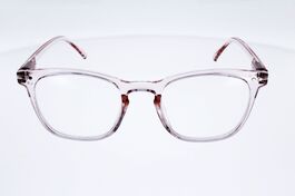 Lunettes de Lecture Victoria Capri Rose translucide forme rectangulaire