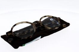 Lunettes de Lecture Victoria Como Beige Marron forme ronde