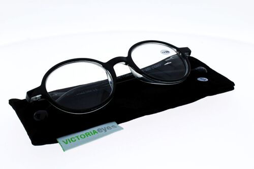 Lunettes de Lecture Victoria Como Noir  forme ronde
