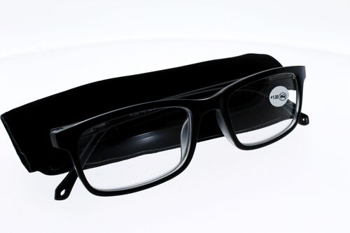 Lunettes de Lecture Victoria Oscar Noir forme rectangulaire avec branches flexibles