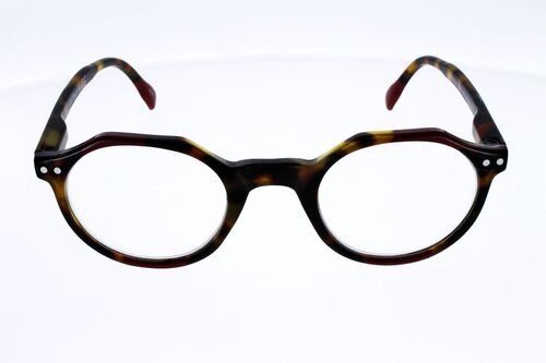 Lunettes de Lecture loupe mixte  Victoria Ravenna Ecaille Rouge