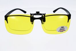 CLIP MONTANA C7c  Sur-lunettes jaune polarisé relevable