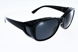 AD SOL FIT OVER, sur-lunettes noires, taille L, polarisées