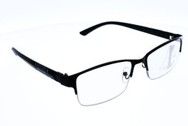 Lunettes de lecture loupe Demi monture VISION CLUB PETER Gris Métal , Verres dégressifs & Photochromiques