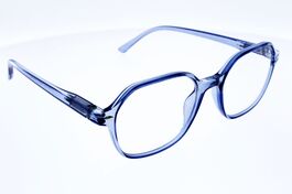 Lunettes de Lecture Victoria Sofia Bleu translucide , Oversize