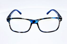 Lunettes  loupes mixtes anti-lumière bleue  21353 bleu écaille