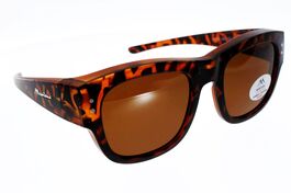 SUR-LUNETTES Montana FO7 D, écaille, verre marron polarisé