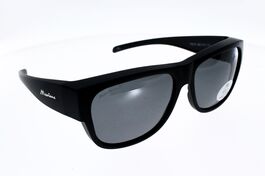 SUR-LUNETTES MONTANA FO10, noir, verre gris polarisé