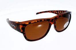 SUR-LUNETTES MONTANA FO10D, Ecaille, verre marron polarisé