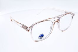 Lunettes de Lecture mixtes anti-lumière bleue  2201 Translucide, branches flexibles