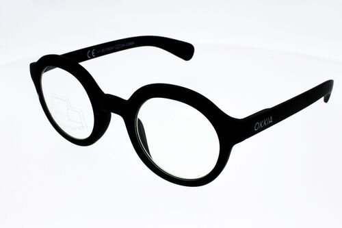 Lunettes de Lecture Loupe Lauro 0041 Noir  de forme ronde