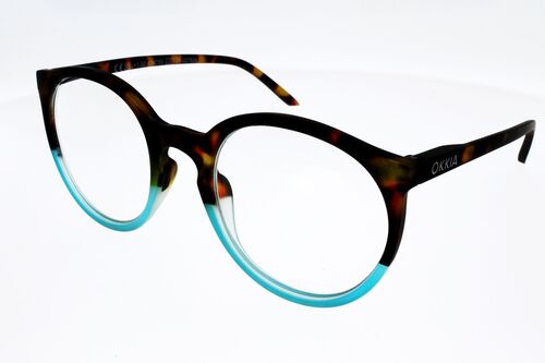 Lunettes de Lecture Loupe Bologna 055 Havana bleu